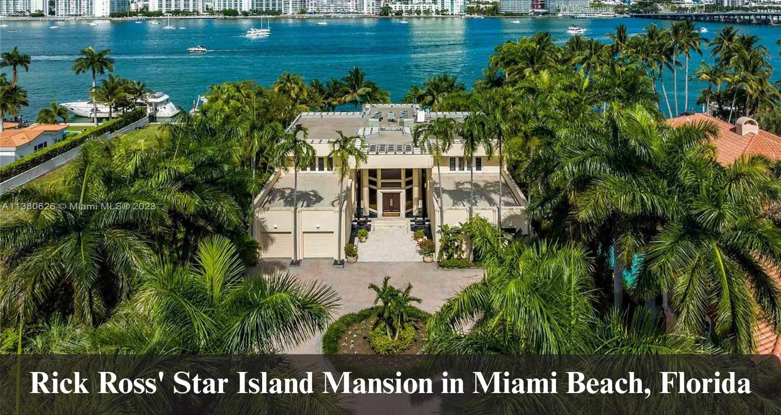 Rick Ross Star Island Mansion in Miami Beach